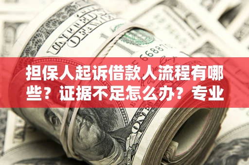 济南担保人起诉借款人流程有哪些？证据不足怎么办？专业律师解答