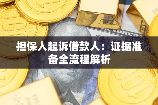 济南担保人起诉借款人：证据准备全流程解析