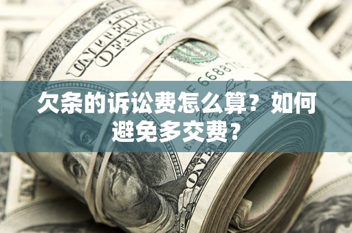 济南欠条的诉讼费怎么算？如何避免多交费？