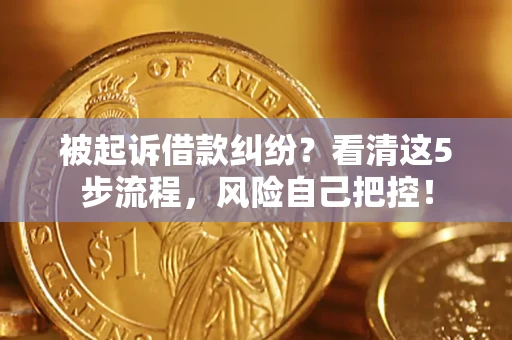 济南被起诉借款纠纷？看清这5步流程，风险自己把控！